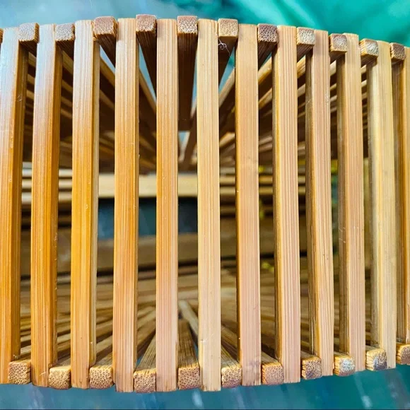 VINTAGE Bamboo Hand bag - Original - Picture 10 of 10